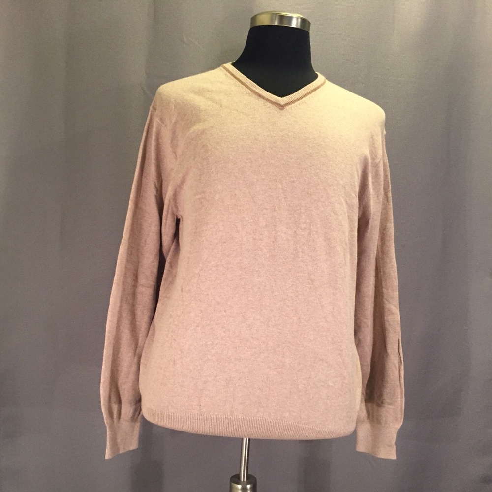 Jos. A Bank Cotton/Cashmere Sweater Size Large